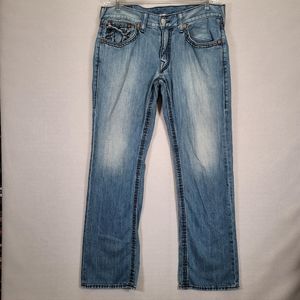 True Religion Men's Straight Jeans - Light Blue